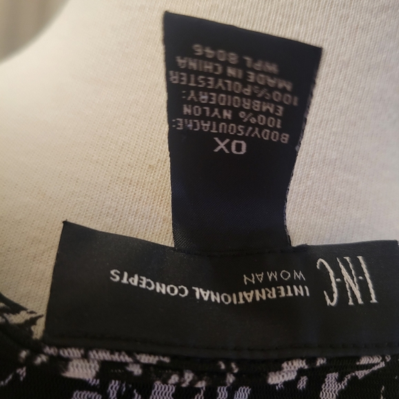 INC Blouse Tunic Top nwot - Picture 3 of 7